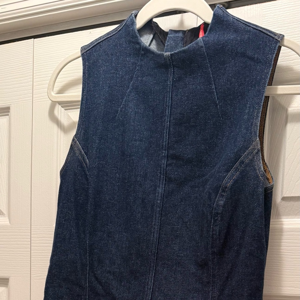 Spanx Denim Seamed Shift Dress - Picture 7 of 7
